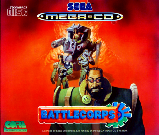 Battlecorps (Japan) Sega CD Game Cover